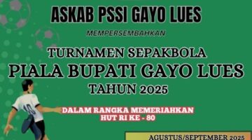 Sambut HUT RI Ke-80, ASKAB PSSI Gelar Turnamen Sepak Bola Piala Bupati Galus