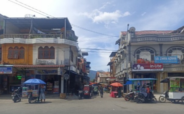 Kondisi pajak centong,Blangkejeren | Photo Rabu 2/7 pukul 11.15 Wib