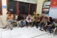 Fhoto diduga para tersangka telah diamankan APH untuk diselidiki lebih lanjut | doc | inset |