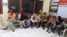 Fhoto diduga para tersangka telah diamankan APH untuk diselidiki lebih lanjut | doc | inset |