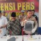 Konfrensi pers Polres Aceh Tenggara, Rabu (20/8)