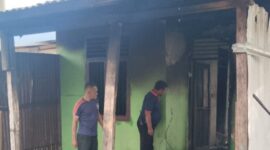 Rumah warga korban kebakaran di kampung Penampaan |doc|damkar