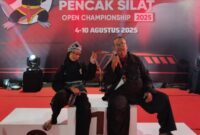 Haura Nazihah bersama pelatihnya dari SMPT Muhamaddiyah Galus |doc|inset|