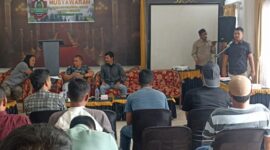 Musyawarah Asosiasi Pengepul Pinus Merkusi Gayo di Nusa Indah, Rabu (20/8)