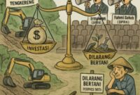 Karikatur hanya ilustrasi dari keadaan hari ini |doc|inset|