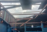 Rumah korban bencana alam angin puting beliung di Tampeng Musara, Selasa (23/9)
