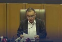 Wakil Pimpinan DPR RI, Sufmi Dasco Ahmad dalam konfrensi Pers di gedung DPR RI Jakarta, Jumat (5/9/2025) doc|cut|google