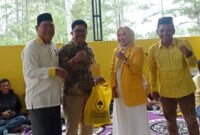 Dari Kiri kekanan, H Ali Husin, H Ibnu Hasim, Ika Mifta Husin, Ali Amran |doc|inset|