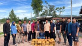 Personil Polres Gayo Lues bersama tersangka dan barang bukti | doc | Humas Polres |