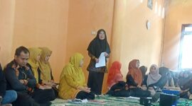 Kepala Sekolah SMANSA Blangkejeren Aguswati Gulo SPd MPd, Kamis (22/10)