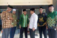 Wakil Bupati Gayo Lues H Maliki bincang bincang dengan tokoh dan sepuh Organisasi Muhammadiyah, Selasa (18/11/2025)