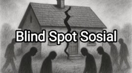 Gambar hanya ilustrasi metaforis yang membayangkan titik buta kehidupan sosial |doc|insetgalus|