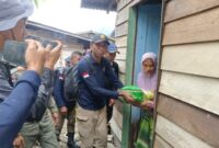 Fhoto: Beras yang disubsidi oleh relawan dari PolPP dan personel Brimob Gayo Lues