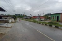 Jalan dua jalur Provinsi sunyi sepi, Kamis (4/12/2025)