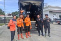 Tim BPBD Gayo Lues Bersama Kompi C Brimob Gayo Lues | doc | inset |