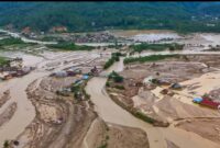 Lahan persawahan kecamatan Dabun Gelang