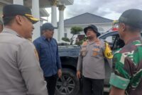 Kapolres Abdya AKBP Agus Sulistianto SIK bersama Bupati Gayo Lues Suhaidi SPd MSi dan Kapolres Gayo Lues AKBP Hyrowo SIK serta Danyon PP 885 Raksa Dharma, Sabtu (13/12/2025).
