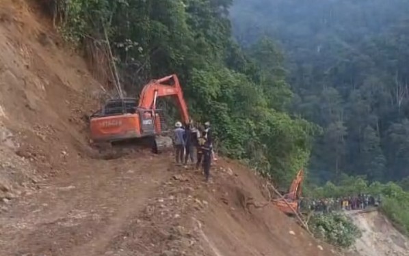 Kondisi wilayah Tangsaran yang saat ini masih dalam tahap pengerjaan |doc|inset|