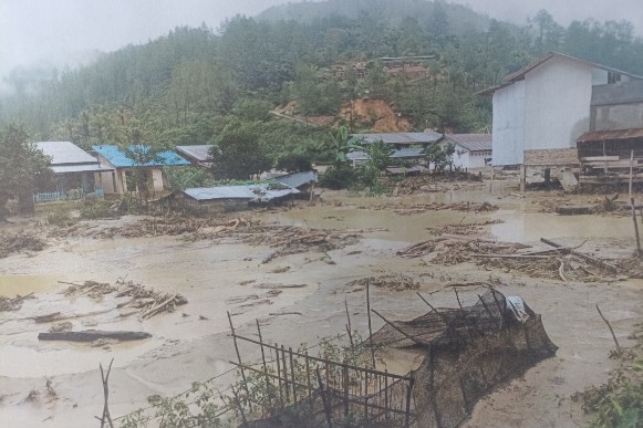 Salah satu fhoto lokasi bencana di Gayo Lues