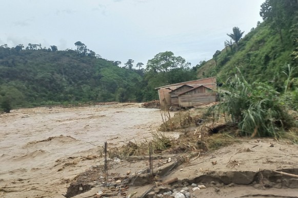 Areal persawahan kampung di dusun Tetumpun-Putri Betung