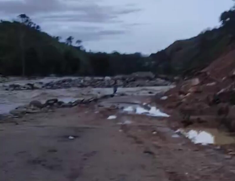 Jalur utama Blangkejeren-Kutacane, Serkil kecamatan Putri Betung hari ini, Sabtu (3/1/2026)