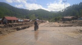 kondisi jalan didesa Palok, Blangkejeren, Kamis 5 Februari 2026 | doc | Noviel Wijayandi |