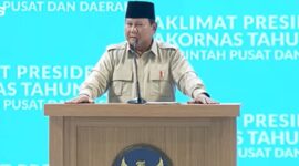 Presiden Republik Indonesia Prabowo Subianto dalam pertemuan dengan pimpinan Ormas Islam di Jakarta, Selasa (2/2/2026)