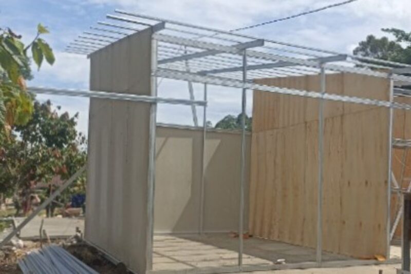 Huntara dusun Atu Sepit, Ramung Musara, Puteri Betung | doc | insetgalusnews |