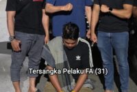 Tersangka pelaku FA (31) tetangga korban warga Raklunung, Blangkejeren |doc|ist|
