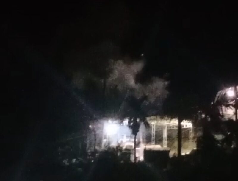 Fhoto aktifitas PT Hopson pada tengah malam yang direkam warga |Doc| 