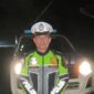 Personil Satlantas Polres Galus dilokasi kejadian