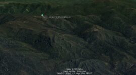 Lembah sabana (camp lapangan bola) +- 3100 mdpl | Google Earth |