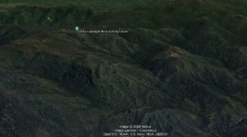 Lembah sabana (camp lapangan bola) +- 3100 mdpl | Google Earth |