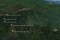 Kawasan puncak Leuser |Google Earth|