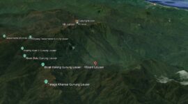 Kawasan puncak Leuser |Google Earth|
