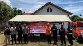 Pos SAR evakuasi pendaki di SDN Blang Jerango |fhoto|Basarnas|