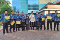Kepala Cabang Dinas Pendidikan Aceh Wilayah Kabupaten Gayo Lues, Basri SPd bersama para Kepsek asal Gayo Lues, Kamis (23/7/2026)