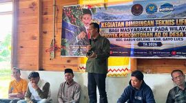 Kepala Badan Narkotika Nasional Kabupaten Gayo Lues, Fauzul Iman ST MSi resmi menutup pelatihan teknis pengolahan pupuk organik padat dan cair berbasis kearifan lokal bagi petani milenial di Desa Sangir, Kecamatan Dabun Gelang, Jumat (16/10/2026).